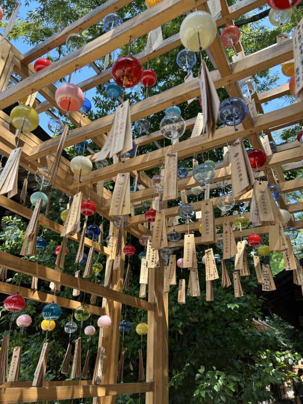 川越氷川神社の風鈴