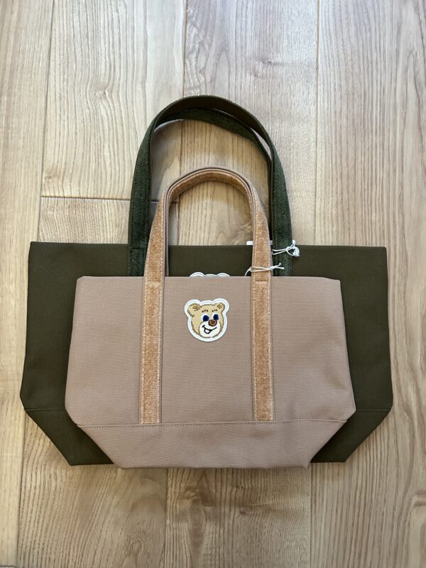 フェイラー オールドテディ トートバッグ Lサイズ LLサイズ比較