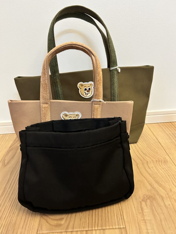 フェイラーのテディのトートバッグにぴったりのバッグインバッグ